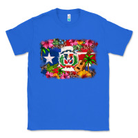 True Royal Dominican Republic and Puerto Rico Flag Classic Tee - texasbilliewilder
