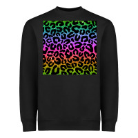 Black leopard glitter seamless pattern Heavyweight Sweatshirt - BundleAndBundleShop
