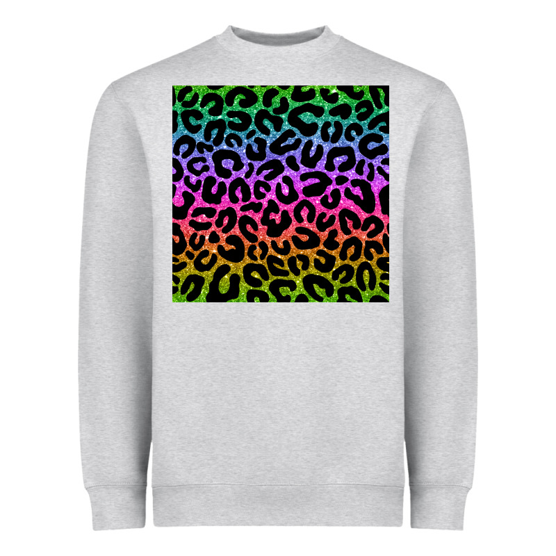 Leopard Glitter Seamless Pattern Heavyweight Sweatshirt by BundleAndBundleShop | Teevron