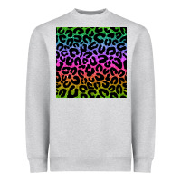 Heather Grey leopard glitter seamless pattern Heavyweight Sweatshirt - BundleAndBundleShop