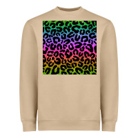 Mushroom leopard glitter seamless pattern Heavyweight Sweatshirt - BundleAndBundleShop