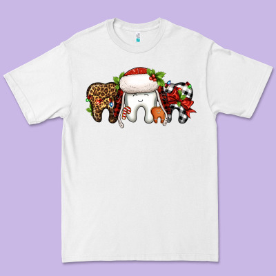 Christmas Teeth Dentist Premium Tee Designed By Jasminsmagicworld