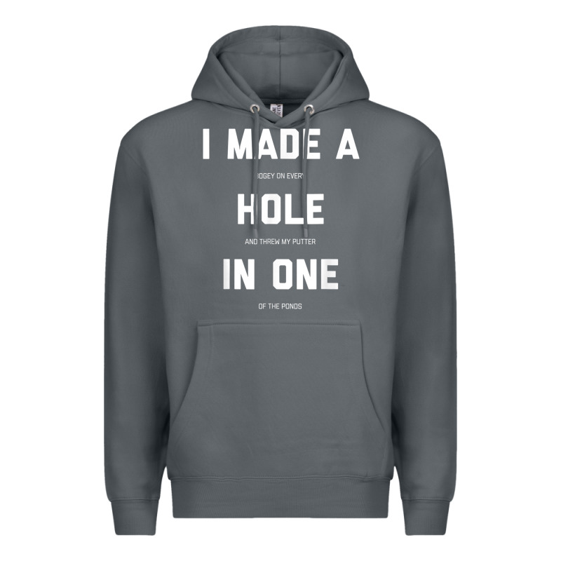 Funny Golf Shirts For Men Women Hole In One Golf Gag Gifts Premium Hoodie by minhPixels | Teevron