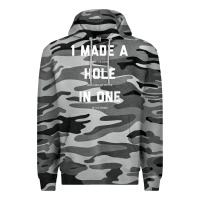Slate Camo Funny Golf Shirts For Men Women Hole In One Golf Gag Gifts Premium Hoodie - minhPixels