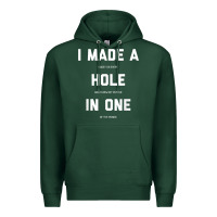 Sports Green Funny Golf Shirts For Men Women Hole In One Golf Gag Gifts Premium Hoodie - minhPixels