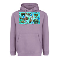 Lavender dinosaurs sippy cup Heavyweight Hoodie - Artiststas