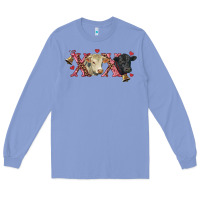 Colony Blue xoxo charolais and black angus Long Sleeve Tee - RanaPortraitStore