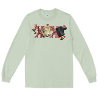 Matcha xoxo charolais and black angus Long Sleeve Tee - RanaPortraitStore