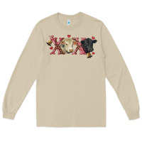 Mushroom xoxo charolais and black angus Long Sleeve Tee - RanaPortraitStore