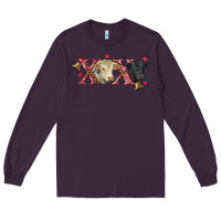 Plum xoxo charolais and black angus Long Sleeve Tee - RanaPortraitStore