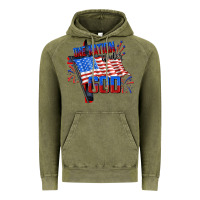 Vintage Olive one nation under god Vintage Hoodie - CowGirlArtShop