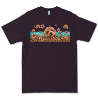 Plum floral cockapoo Premium Tee - Jasminsmagicworld
