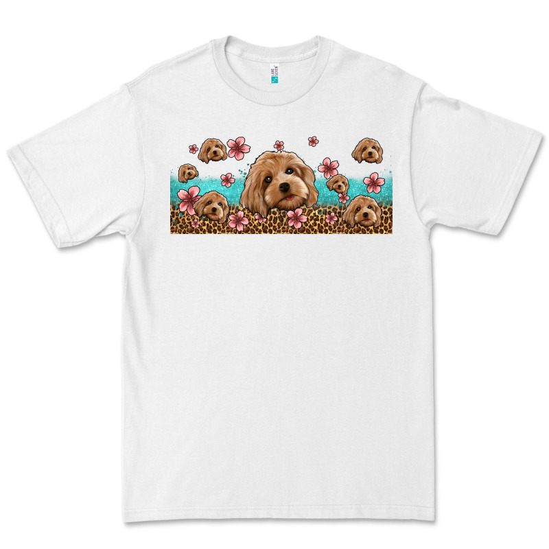 Floral Cockapoo Premium Tee by Jasminsmagicworld | Teevron