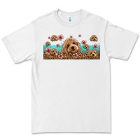 White floral cockapoo Premium Tee - Jasminsmagicworld
