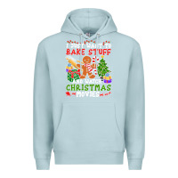 Blue Mist I Just Want To Bake Stuff And Watch Christmas Movies Premium Hoodie - minhPixels