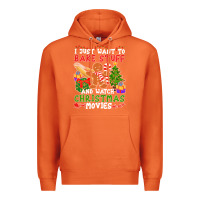 Carrot I Just Want To Bake Stuff And Watch Christmas Movies Premium Hoodie - minhPixels