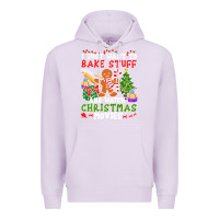 Lilac I Just Want To Bake Stuff And Watch Christmas Movies Premium Hoodie - minhPixels