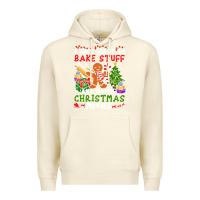 Sandshell I Just Want To Bake Stuff And Watch Christmas Movies Premium Hoodie - minhPixels