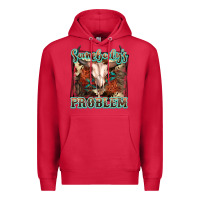Cardinal Somebody's Problem Bull Skull Premium Hoodie - FaDigitalArtStudio
