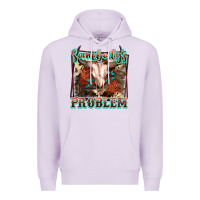 Lilac Somebody's Problem Bull Skull Premium Hoodie - FaDigitalArtStudio