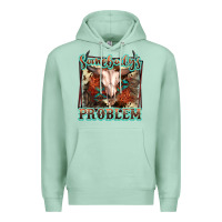 Seafoam Somebody's Problem Bull Skull Premium Hoodie - FaDigitalArtStudio