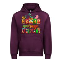 Mauve Wine nacho average assistant Urban Hoodie - AdoDesignShop
