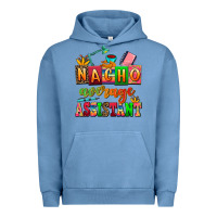 Pigment Pebble Blue nacho average assistant Urban Hoodie - AdoDesignShop