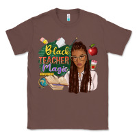Chestnut black teacher magic with afro Classic Tee - NancyCooperArtShop