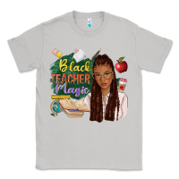 Moon Dust black teacher magic with afro Classic Tee - NancyCooperArtShop
