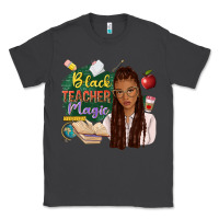 Smoke black teacher magic with afro Classic Tee - NancyCooperArtShop