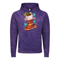 Cloud Purple christmas Vintage Hoodie - CowGirlArtShop