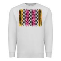 Dove Grey race leopard brush stroke Premium Sweatshirt - Artiststas