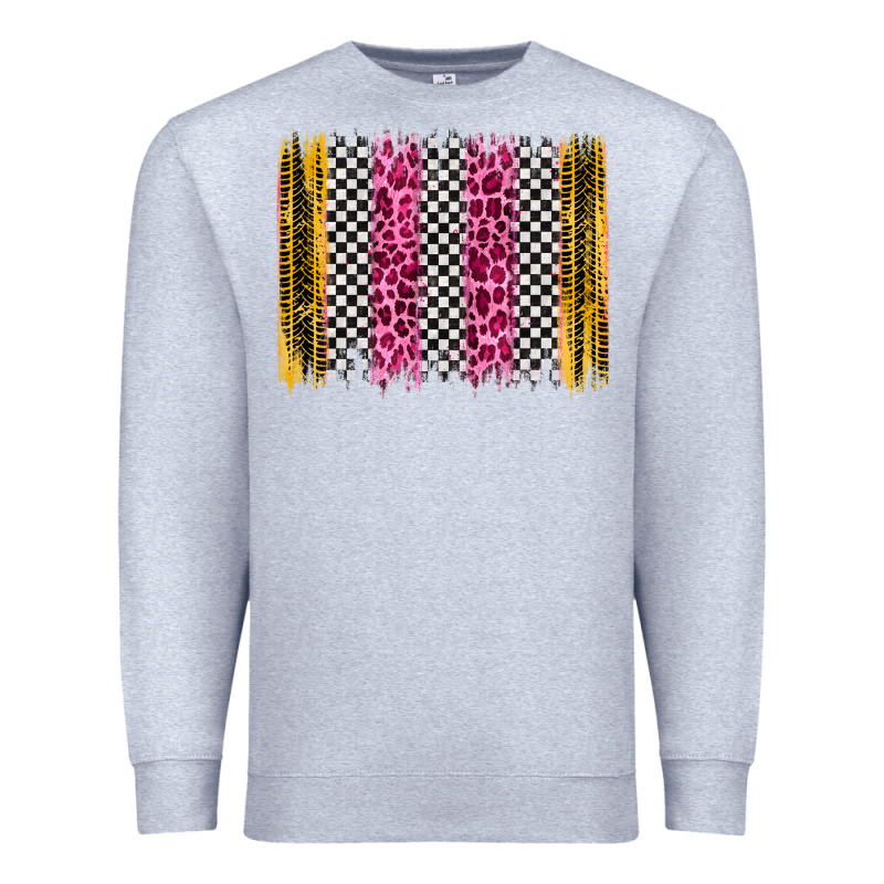 Race Leopard Brush Stroke Premium Sweatshirt by Artiststas | Teevron