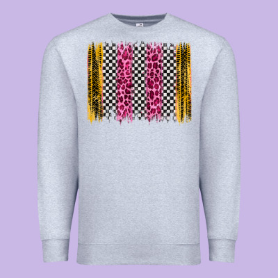 Race Leopard Brush Stroke Premium Sweatshirt Designed By Artiststas