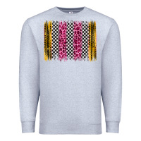 Heather Grey race leopard brush stroke Premium Sweatshirt - Artiststas