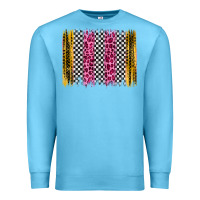 Ocean Blue race leopard brush stroke Premium Sweatshirt - Artiststas