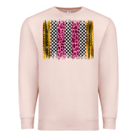 Pale Pink race leopard brush stroke Premium Sweatshirt - Artiststas