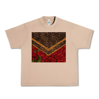 Burro red roses with leopard Urban Heavy Tee - TumblerDesignByShophia