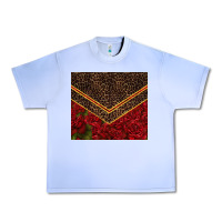 Grape Ice red roses with leopard Urban Heavy Tee - TumblerDesignByShophia