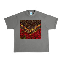 Tornado red roses with leopard Urban Heavy Tee - TumblerDesignByShophia