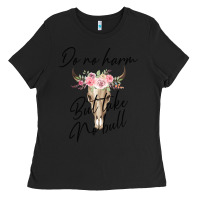 Black Do No Harm But Take No Bull Ladies Tee - Bettercallsaul