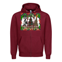 Merry Christmas Zipper Hoodie | Teevron