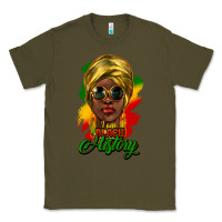 Army Green i am black history Classic Tee - NancyCooperArtShop