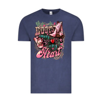 Vintage Denim Boots never broke my heart Vintage Tee - HowdyJamesFarm
