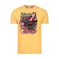 Vintage Mustard Boots never broke my heart Vintage Tee - HowdyJamesFarm