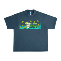 Midnight Navy let's get salty with lime Urban Heavy Tee - TumblerDesignByShophia