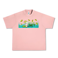 Salmon let's get salty with lime Urban Heavy Tee - TumblerDesignByShophia