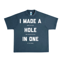 Midnight Navy Funny Golf Shirts For Men Women Hole In One Golf Gag Gifts Urban Heavy Tee - minhPixels