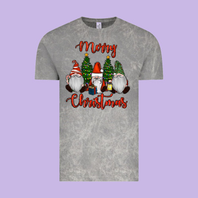 Merry Christmas Gnomes Vintage Tee Designed By Ranaportraitstore