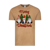 Vintage Camel Merry Christmas Gnomes Vintage Tee - RanaPortraitStore